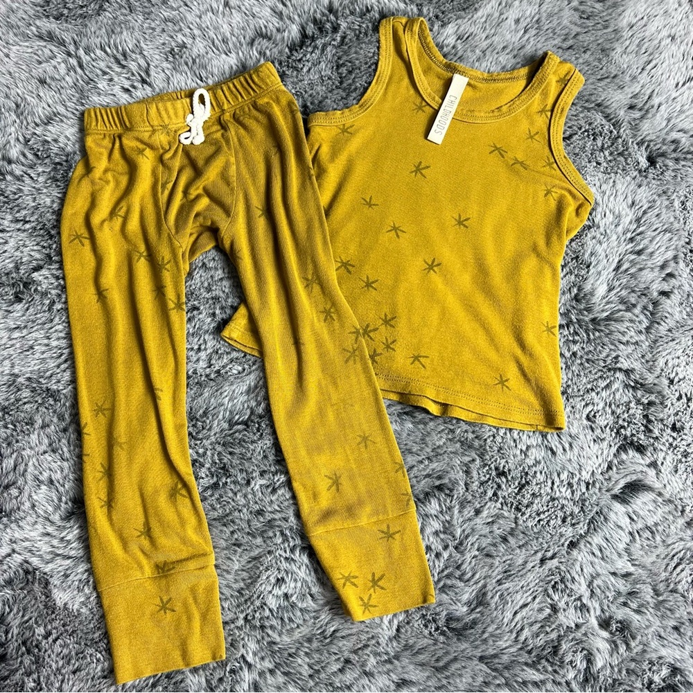 Childhoods clothing stars modal night set in gold 3t